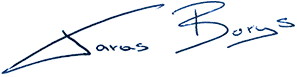 Taras (Tom) Borys Signature